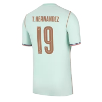 Camiseta Francia Theo Hernandez #19 Segunda Equipación Replica Mundial 2026 mangas cortas